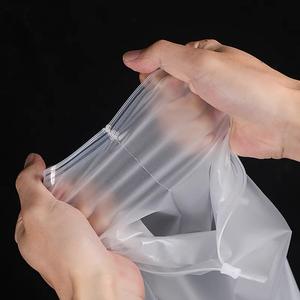 热卖定制标志印刷可生物降解，带圆环拉链锁，用于包装泳衣和服装 - Product Image 6