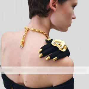 Anillo XILIANGFEIZI de Estilo Vintage Francés con Rostro Humano y Ojos Abiertos, Joyería Exagerada para Mujer - Product Image 2