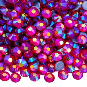 Vente en gros d'usine Oleeya Cristal de qualité A4 Couleurs AB Correctif pour strass Grand paquet pour vêtement Accessoires pour robe - Product Image 3