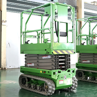 Prix usine 6m 8m 10m 12m 14m Mid Rise Crawler Portable Table élévatrice voiture électrique aérienne plate-forme élévatrice à ciseaux