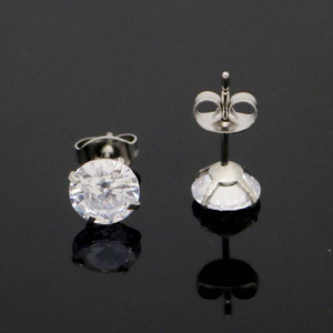 G2318 Wholesale 3MM-8MM Stainless Steel <strong>CZ</strong> Men Cartilage Piercing Ear Studs Zircon Fashion Jewelry Earrings - Product Image 6