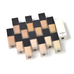 Fonds <span class=keywords><strong>de</strong></span> <span class=keywords><strong>Teint</strong></span> Liquide Couvrance Totale FEO Marque Privée Imperméable Mat pour <span class=keywords><strong>Peau</strong></span> <span class=keywords><strong>Noire</strong></span> Maquillage Visage Logo Personnalisé Original - Product Image 4