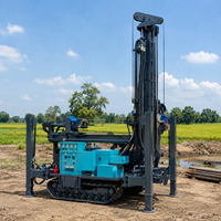 Foreuse rotative diesel-pneumatique portable Feiyang pour l'extraction d'échantillons de roche et la construction de puits d'eau, profondeur max. 260 m