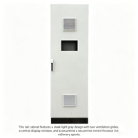 Armoire électrique industrielle verticale sur pied personnalisée, coffret de distribution métallique avec poignée et verrou, boîtier en tôle, indice de protection IP55
