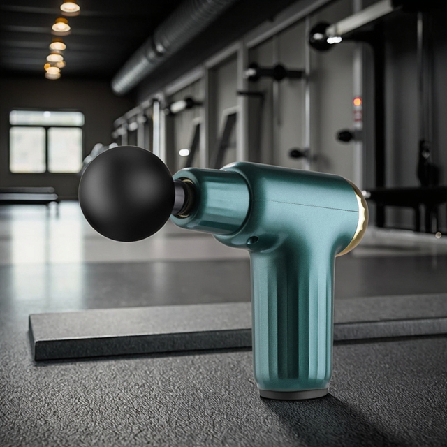 USB Rechargeable Mini Massage Gun Cordless Deep Tissue Muscle Relaxer for Body Head & Neck