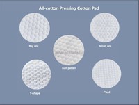 Tampons de coton ronds épais à 1 couche, personnalisables avec logo OEM, certifiés ISO9001, sans peluches, pour le nettoyage du visage