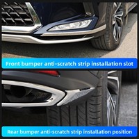 Accessoires extérieurs pour 16-22 Lexus RX300 garniture de carrosserie pare-chocs avant bande anti-collision accessoire décoratif