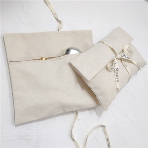 Bolsa de Algodón y Lona Personalizada con Logotipo, Reutilizable, para Ropa, Almohadas, con Lazo, Tipo Sobre, Protectora contra el Polvo, Venta al Por Mayor de Fábrica - Product Image 4