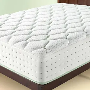竹质床垫睡眠良好竹纤维乳胶床垫记忆泡沫客厅全尺寸特大号床垫