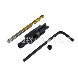 5Pc Round Shank Titanium Plated Countersink Drill Bit Set 6 8 10 12 14mm For Woodworking - Product Image 3