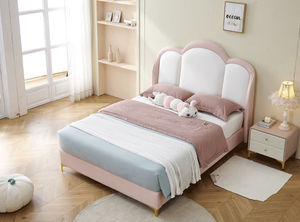 Lit pour enfants en bois massif, lit nuage, chambre à coucher, dossier souple, réglable, lit camion pour garçon, <span class=keywords><strong>petite</strong></span> fille, chambre d'enfant - Product Image 3
