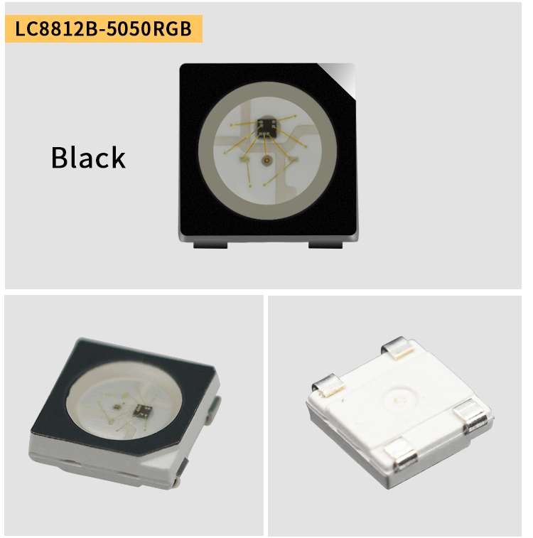 Addressable Individual IC built-in smd 5050 RGB 4PIN sk6812/WS2812/lc8812b compatible RGB LED Chip