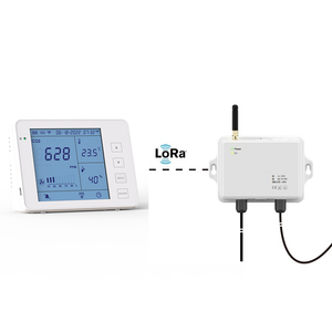 Moniteur de qualité de l'air pour <span class=keywords><strong>capteur</strong></span> de température et d'humidité avec LoRa LoRaWAN IoT <span class=keywords><strong>connecté</strong></span>, contrôleur de <span class=keywords><strong>CO2</strong></span> de bâtiment - Product Image 1