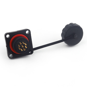 SP16方形面板IP68防水航空连接器<span class=keywords><strong>2</strong></span> <span class=keywords><strong>3</strong></span> 4 5 6 7 9针插头和插座公/母电缆连接器-DIY GO - Product Image 4