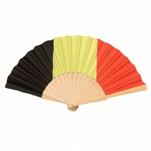 Éventail en bois personnalisé, éventail pliant espagnol en bois - Product Image 5