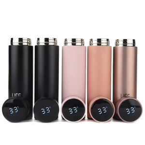 New <b>Hot</b> Sale 500ml BPA Free Vacuum <b>Flasks</b> Smart Water Cup Stainless Steel Bottle With Digital LED Temperature Display - Product Image 1