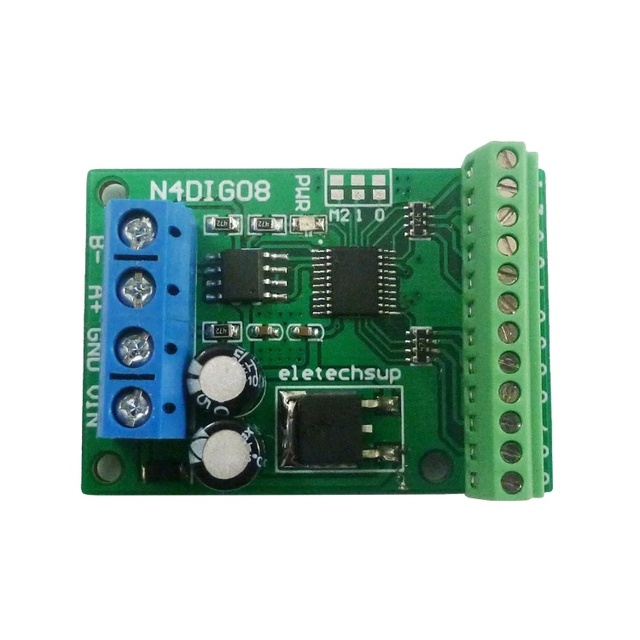 Eletechsup N4DIG08 8CH Input/Output Digital Switch TTL LVTTL CMOS RS485 I/O Control Module Ardruino UNO MEGA NANO STM32 AVR A452