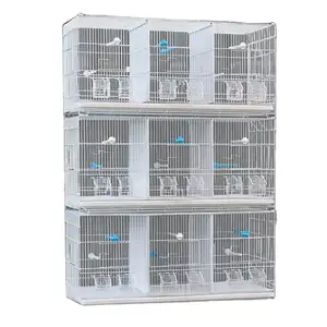 Cage d'élevage d'oiseaux en fil métallique à vendre Cage à oiseaux d'amour multicouche mobile épissure produits pour oiseaux Cage à pigeons