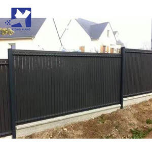 Clôture de jardin extérieure facile à assembler, panneau de clôture 3D imperméable et anti-UV avec <span class=keywords><strong>barre</strong></span> plate <span class=keywords><strong>en</strong></span> WPC pour clôture extérieure - Product Image 4