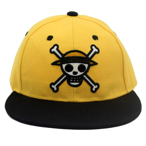Casquette <span class=keywords><strong>de</strong></span> baseball à visière plate 6 panneaux One Piece Anime Japonais, broderie tête <span class=keywords><strong>de</strong></span> mort <span class=keywords><strong>Chopper</strong></span>, style Hip Hop pour hommes, 100% Polyester, Camp - Product Image 3