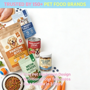 Étiquette personnalisée pour animaux <span class=keywords><strong>de</strong></span> compagnie en gros pour les <span class=keywords><strong>distributeurs</strong></span> d'animaux <span class=keywords><strong>de</strong></span> compagnie - Product Image 1