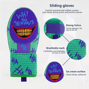 Manopla de Béisbol Deslizante de Neopreno con Diseño Divertido y Personalizado de Helado para Jóvenes, Mano Derecha e Izquierda - Product Image 5