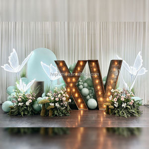 Accesorios de Fondo de Mariposa para Boda de Promesa Decoración de Escenario Pantalla con Alas de Mariposa - Product Image 6