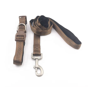 أزياء دائم حزام مزدوج تصميم جديد وطوق لمجموعة الكلب المشي باستخدام - Product Image 6