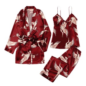 Pigiama <span class=keywords><strong>da</strong></span> donna in <span class=keywords><strong>cotone</strong></span> primaverile stile europeo-americano, <span class=keywords><strong>con</strong></span> maniche lunghe e <span class=keywords><strong>spalline</strong></span> sottili, vestaglia <span class=keywords><strong>da</strong></span> mattina, <span class=keywords><strong>camicia</strong></span> <span class=keywords><strong>da</strong></span> <span class=keywords><strong>notte</strong></span> sexy - Product Image 5