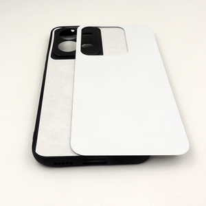 Coque de téléphone à Sublimation vierge 2D <span class=keywords><strong>prix</strong></span> usine pour <span class=keywords><strong>VIVO</strong></span> <span class=keywords><strong>V25</strong></span>/<span class=keywords><strong>V25</strong></span> <span class=keywords><strong>PRO</strong></span> 5G avec plaque en aluminium transfert de chaleur coque de téléphone noire - Product Image 5