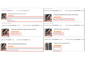 ใช้สำหรับนาฬิกา <span class=keywords><strong>Watch</strong></span> S3 S4 S5 S6 S7 <span class=keywords><strong>S8</strong></span> S9 S10 S11 SE1/2 Ultra1/2 38/42/40/44/41/45/42/46/49 มม. คุณภาพสูง มือสอง - Product Image 5