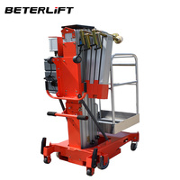 Plateforme hydraulique en aluminium de la série haut de gamme AWP-H, capacité de levage personnelle de 120 kg à 150 kg