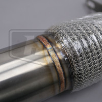 Tuyau d'échappement isolé en acier inoxydable professionnel de haute qualité pour X1 X3 X4 X5 B48 2.0T Haute performance à flux élevé