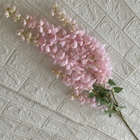 Fleurs de glycine artificielles en gros, fleurs de glycine en soie pour la décoration de mariage, plafond de maison