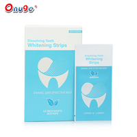 Etiqueta blanca avanzada, pegatinas para blanquear los dientes, enjuague libre de disolver las tiras de productos para blanquear los dientes con su logotipo