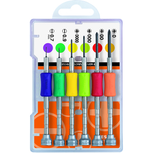 Juego de Destornilladores de 6 Piezas, Portátiles, de Acero Inoxidable de Alta Calidad, Marca VESSEL, Hechos en Japón, Facilitan el Trabajo de Mantenimiento - Product Image 1