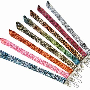 Da báo in dây móc khóa ID thẻ vượt qua phòng tập thể dục điện thoại di động USB huy hiệu chủ cổ dây đeo điện thoại Phụ kiện - Product Image 3