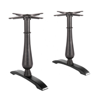 Base de table en fonte pour intérieur et extérieur avec une seule jambe