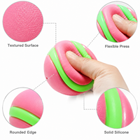 Juguete Dental de Silicona con Bola de Tracción de Colores Vivos e Innovadores para Masticadores Persistentes, Juego Inteligente