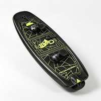 Nouvelle Planche de Surf Électrique en Fibre de Carbone Green Line 2026 Anti-Impact avec Sangles de Fixation Fixées