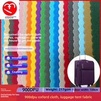 900D PU PVC Revêtement Oxford Tissu Imperméable Haute Densité Tissu pour Sac d'École Tente Sac de Premiers Secours Sac à Dos