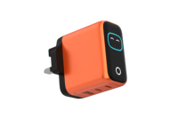 Pengisi Daya GaN AI 100W 2C1A Layar Warna TFT Tampilan Daya Waktu Nyata Pengisian Otomatis Cerdas Perlindungan Pengisian Berlebih AVS UFCS