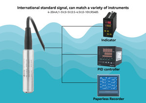 Sensor Level Air Hidrostatis Submersible IP68 untuk Pertanian SS304/SS316 Akurasi 0.5% 4-20mA 0-10V 0-5V 50mH2O 24V DC ZHYQ - Product Image 6