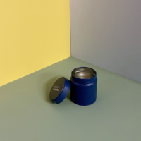 Boîte en métal personnalisée de 30g pour matcha avec impression et couvercle spirale gaufré pour café, thé vert, épices, protéines en poudre, emballage métallique en vrac