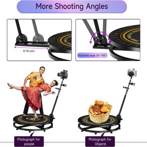 Samidisplay Portable Photobooth Compra Automática Sem Fio 115Cm Rotativa Selfie 360 <span class=keywords><strong>Photo</strong></span> <span class=keywords><strong>Booth</strong></span> Para Festa De Casamento - Product Image 5