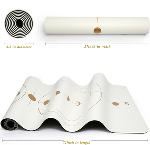 Tapis <span class=keywords><strong>de</strong></span> Pilates en PU professionnel-antidérapant et durable, idéal pour les exercices <span class=keywords><strong>de</strong></span> réformateur et <span class=keywords><strong>de</strong></span> sol - Product Image 2