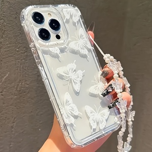 <span class=keywords><strong>Coque</strong></span> de téléphone transparente avec oreilles d'ours et sangle à motif tendance, <span class=keywords><strong>compatible</strong></span> avec les commandes en gros de housses de téléphone portable - Product Image 6