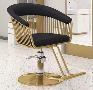 Chaise de Barbier et de Salon de Beauté Moderne Haut de Gamme en Cuir PU Ergonomique, Rotation à 360 Degrés, Portable et Réglable en Hauteur - Product Image 4