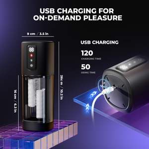 Adult <span class=keywords><strong>Sex</strong></span> Toys <span class=keywords><strong>Machine</strong></span> Einfach zu bedienender automatischer Schub-Vibrations-Mastur bator für Männer - Product Image 5