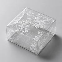 Boîte d'emballage personnalisée portable en PET holographique géométrique, impression numérique/sérigraphie irisée, modèle Zhenpin PR016, cosmétique